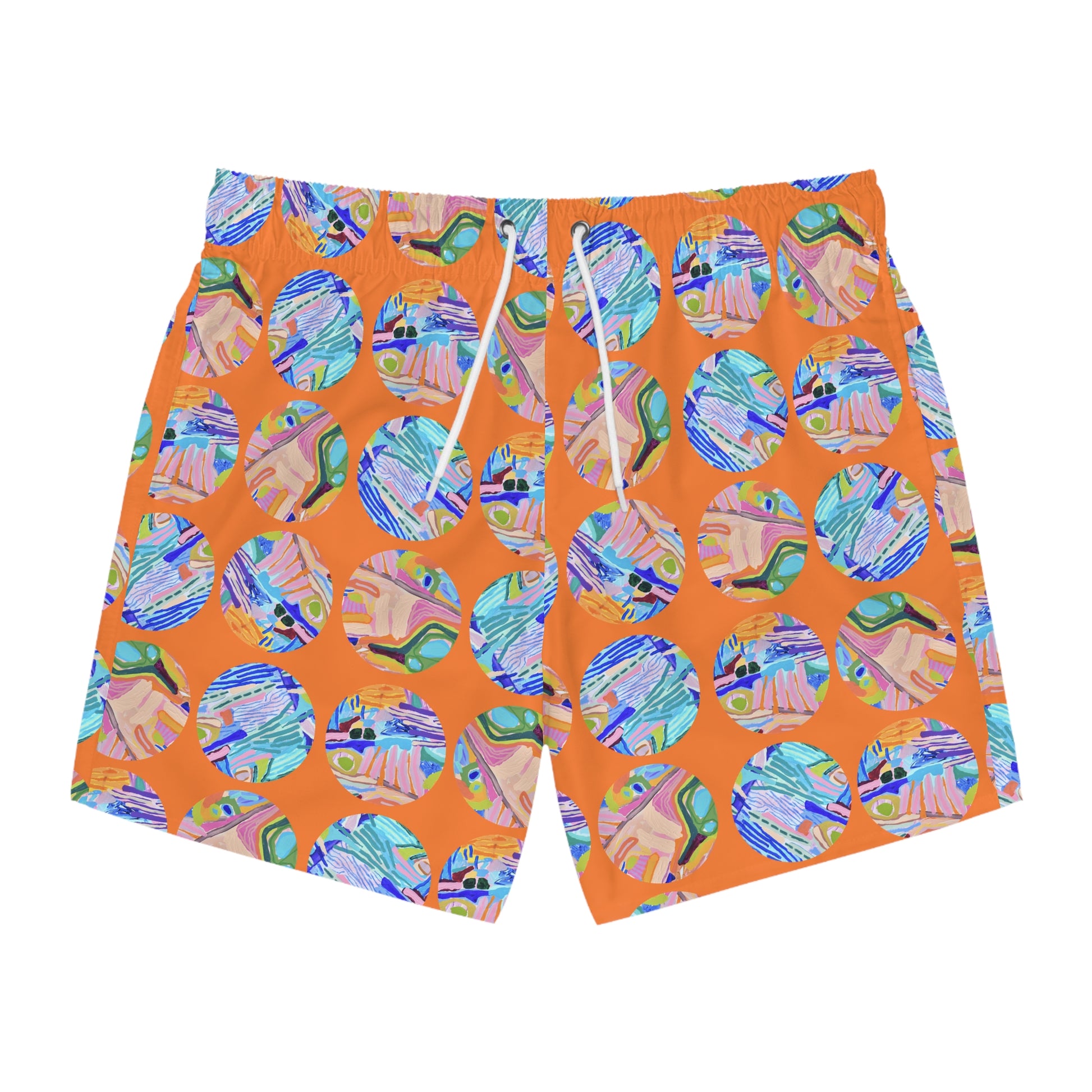"Orange Twist" - Art Board Shorts