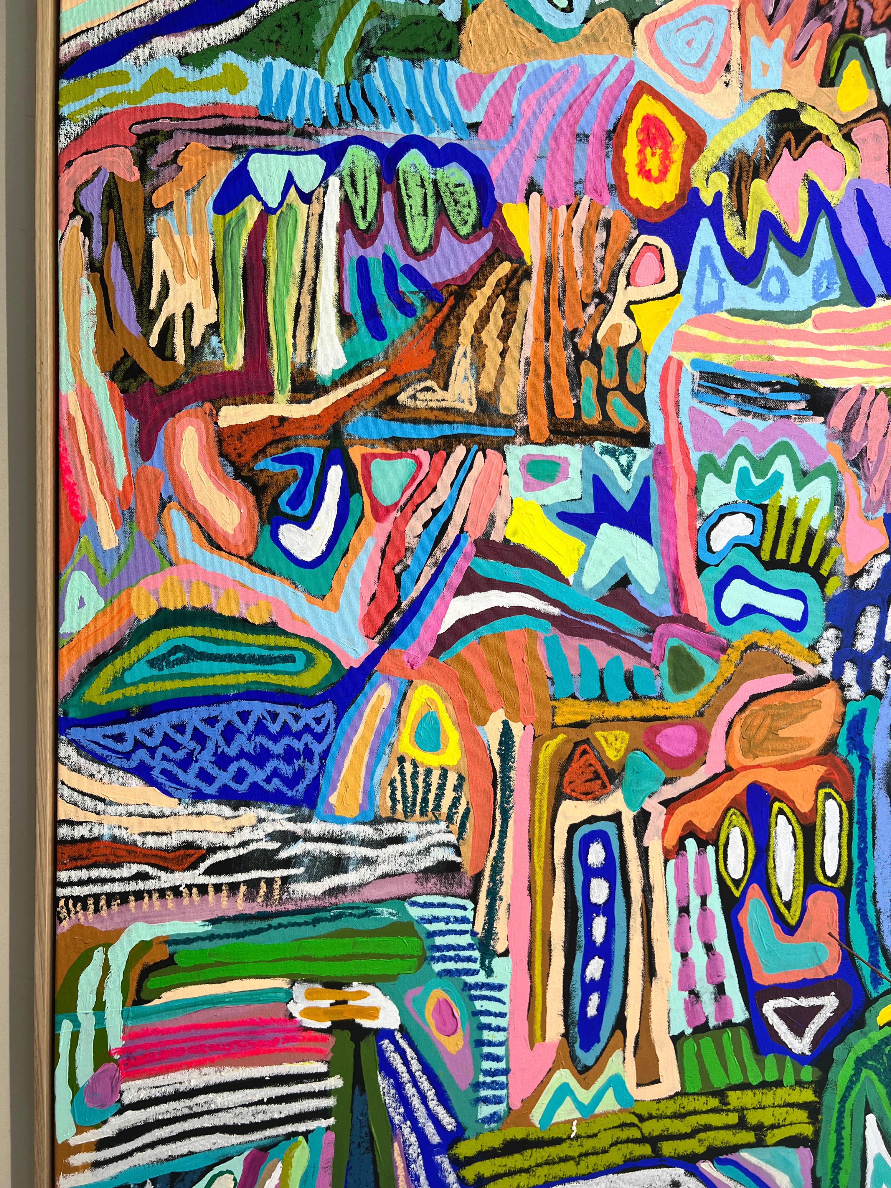 'Wild Horses Run' 175cm x 190cm