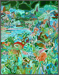 'Jungle Tracks' - Canvas Print- 2 Sizes - 3 Frames