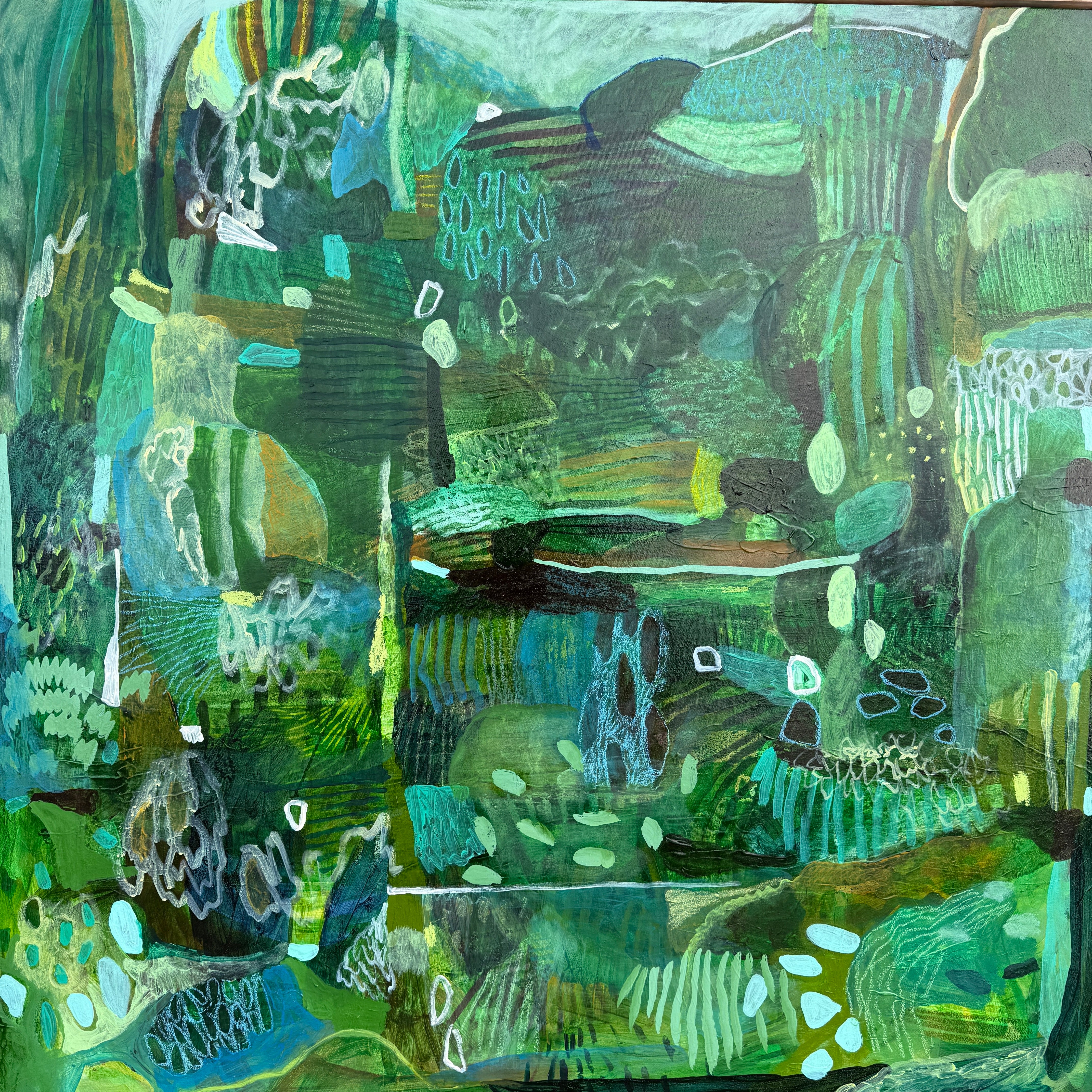 ‘The Maze Hedge’ JWG Original Painting Artwork
