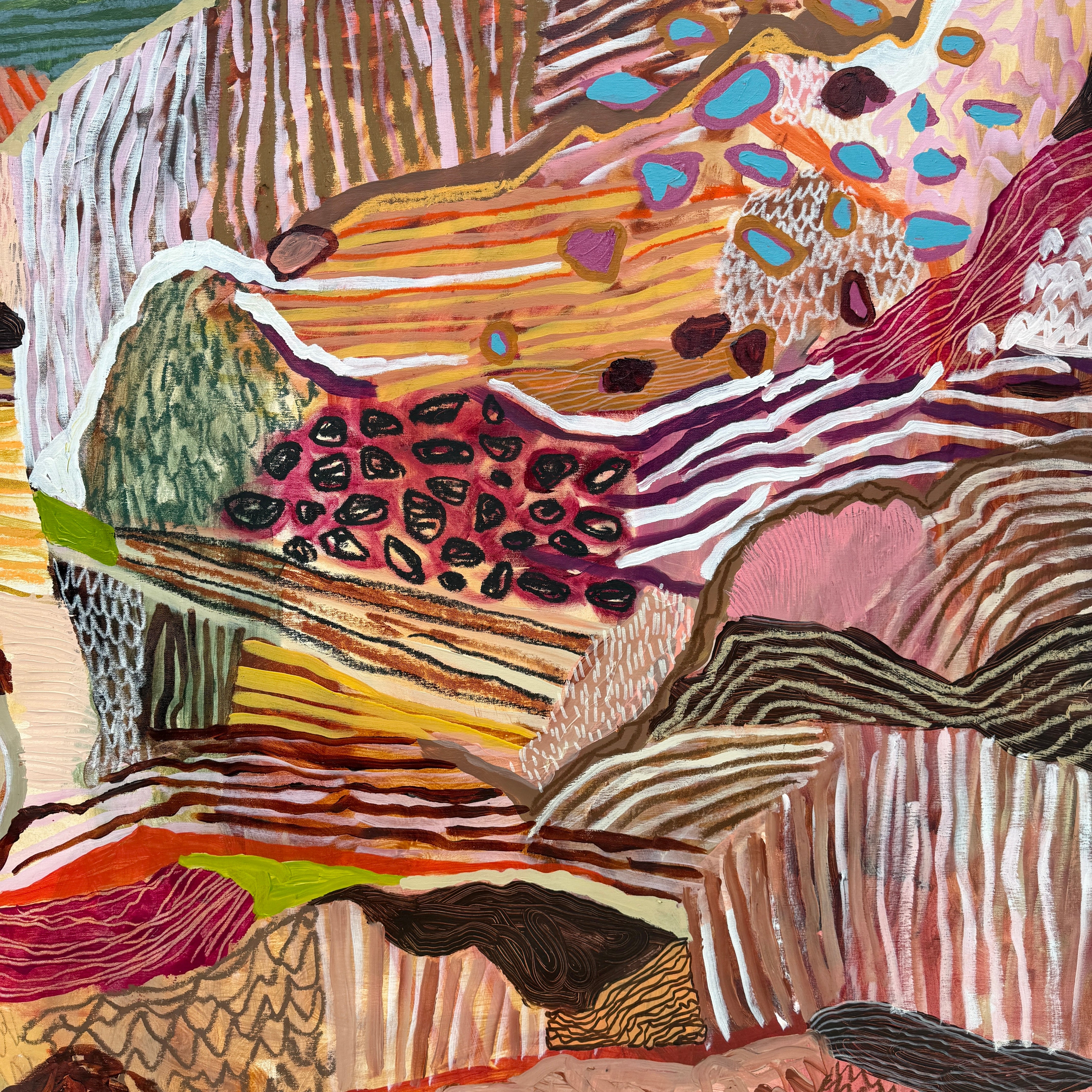 'The Only Way is Up' Details - JWG Abstract Artwork