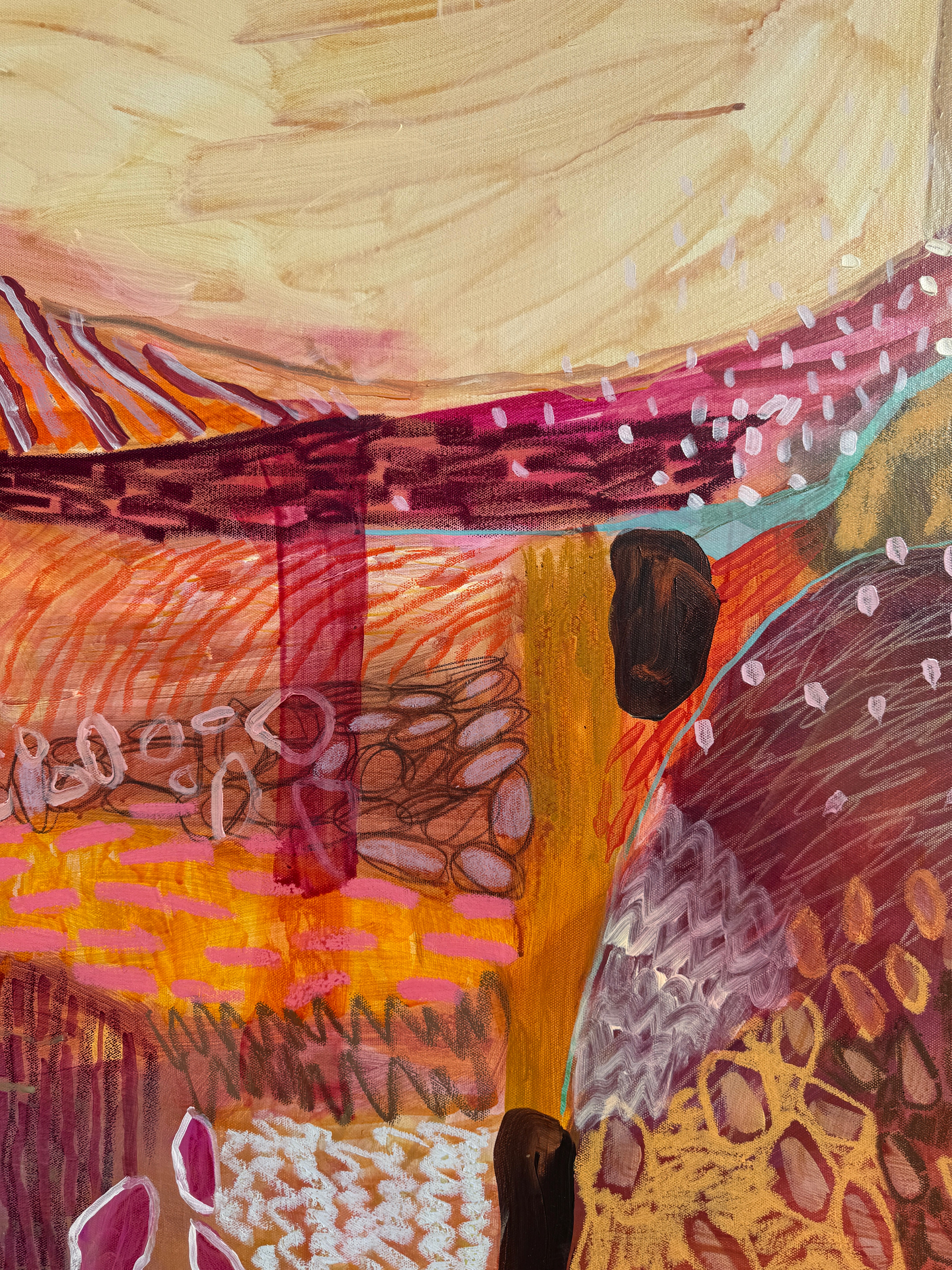 'The Views we have seen Together' Original Art Details 3 JWG