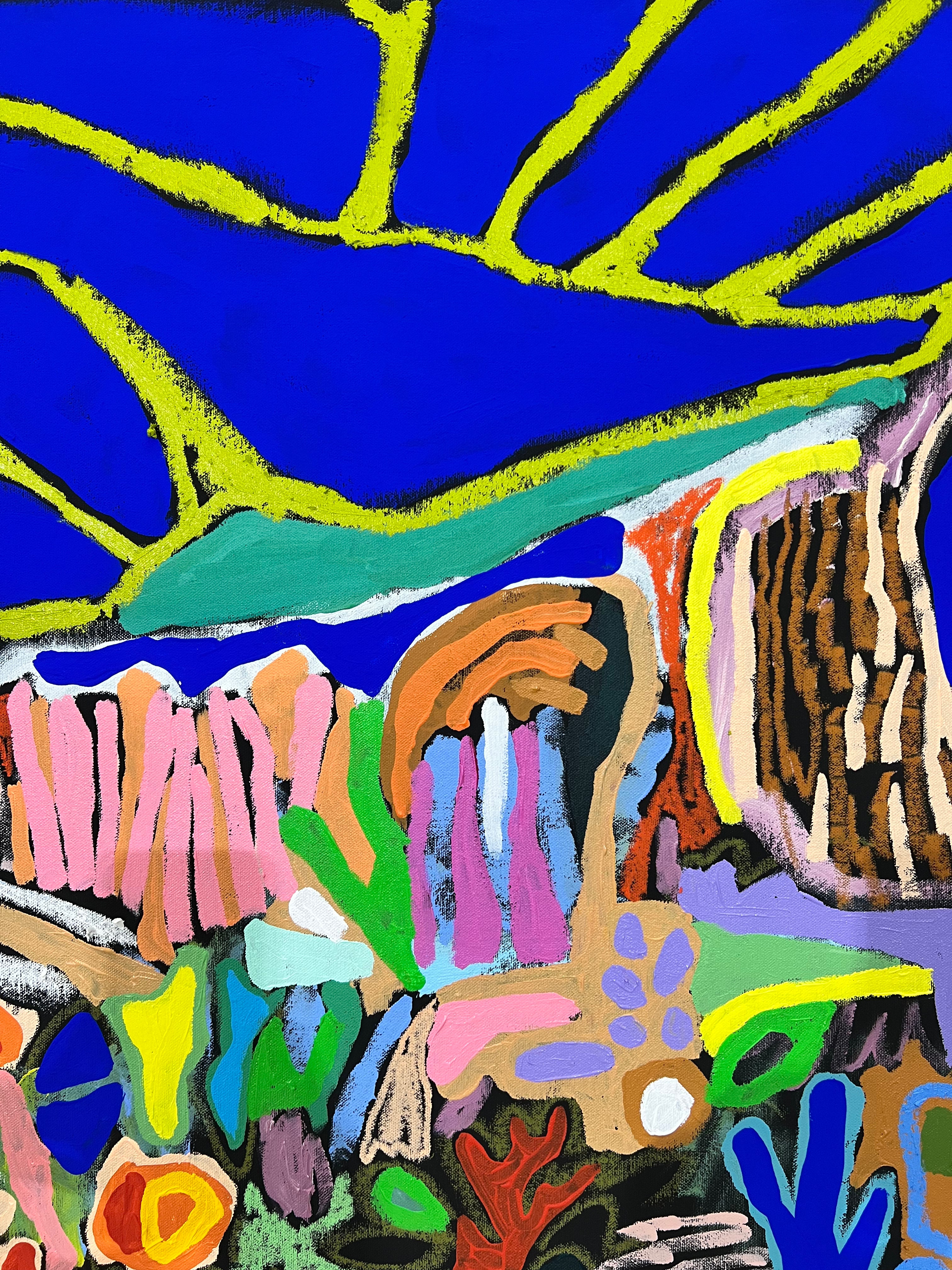 'Wild Horses Run' 175cm x 190cm