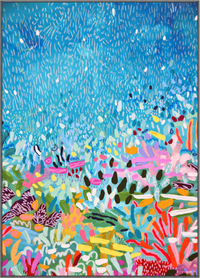 'Bright Reef' - Canvas Print- 3 Sizes - 3 Frames