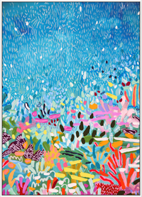 'Bright Reef' - Canvas Print- 3 Sizes - 3 Frames