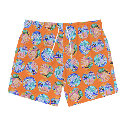 "Orange Twist" - Art Board Shorts