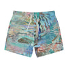 "Dusty" - Art Board Shorts - Seam thread color automatically matched to design