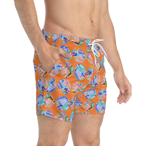 "Orange Twist" - Art Board Shorts