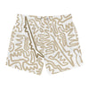 "Croc Shorts" - Art Board Shorts - Seam thread color automatically matched to design