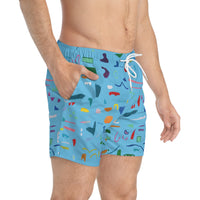 'Blocks' JWG Art Boardshorts