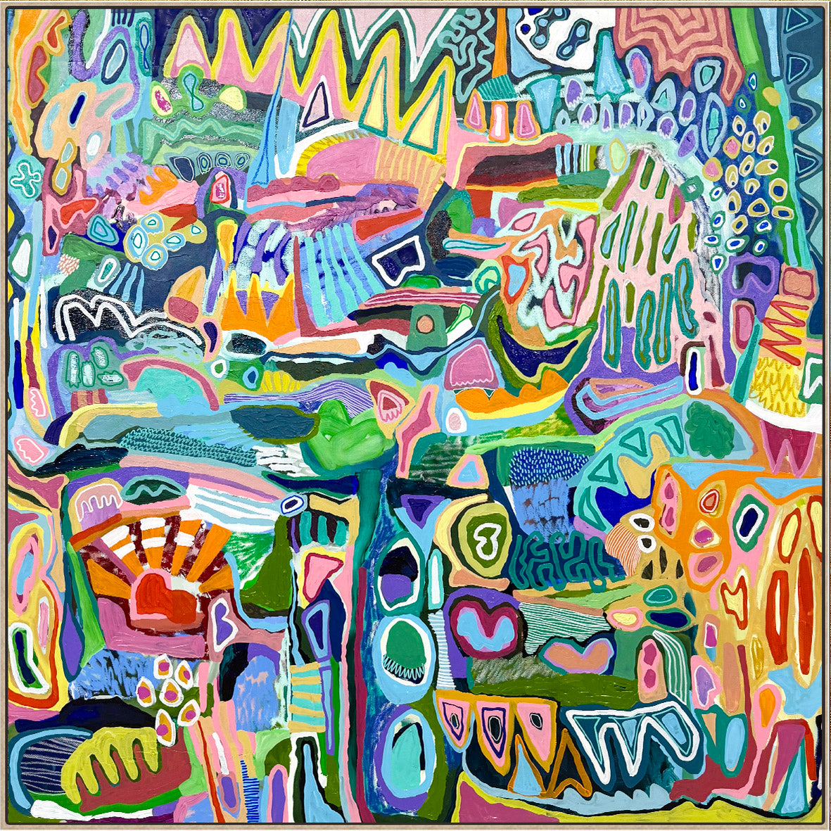 Artwork by JWG original artwork - 'Brighter Days'