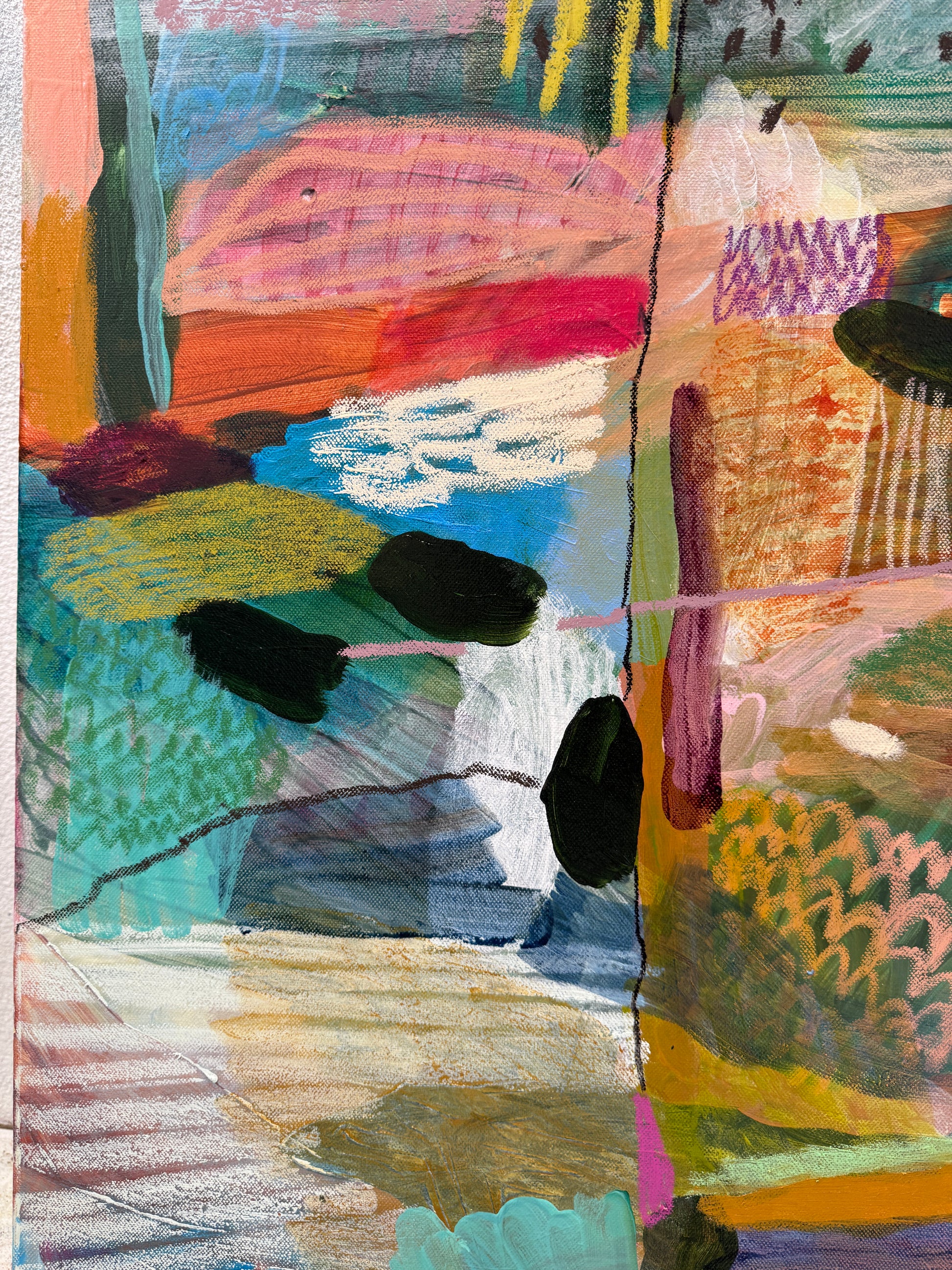 'Falling Cloud' abstract artwork by JWG Melbourne based artist