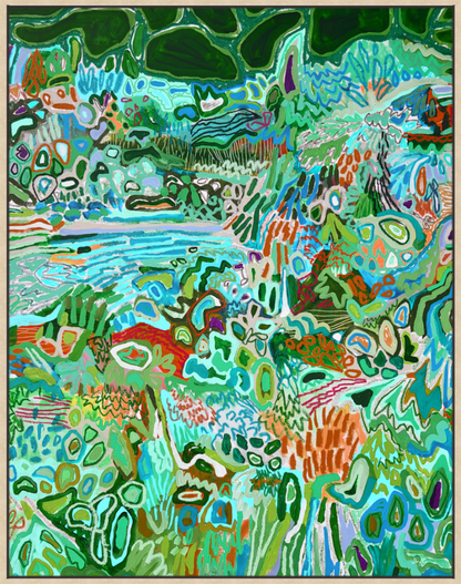 'Jungle Tracks' - Canvas Print- 2 Sizes - 3 Frames