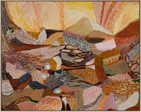 JWG Abstract art piece with abstract patterns and colours