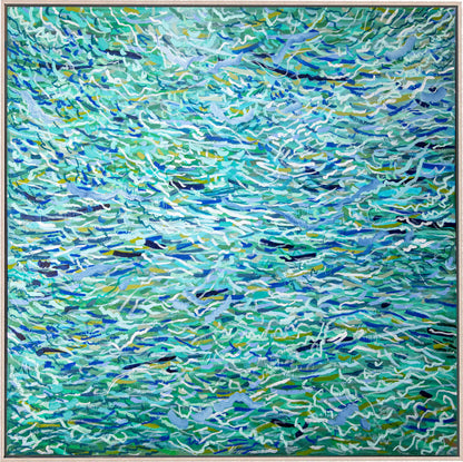 "Ocean Ripples" 170cm x 170cm