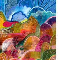 'PlayLand' Original Artwork by Melbourne artist Jonathan Wyl Gemmell. artbymejwg