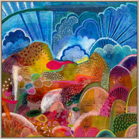 'PlayLand' Original Artwork by Melbourne artist Jonathan Wyl Gemmell. artbymejwg