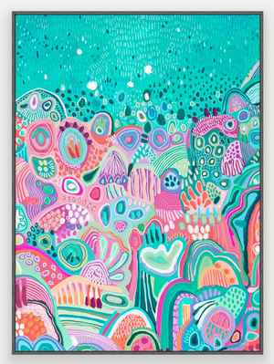 "Fairy Reef" 1m x 72cm - Canvas Print - Artbymejwg