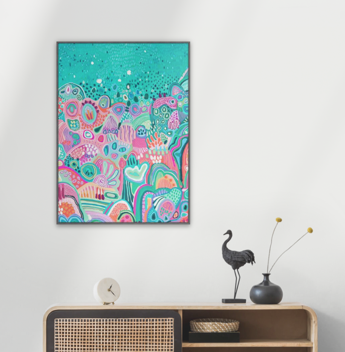 "Fairy Reef" 1m x 72cm - Canvas Print - Artbymejwg