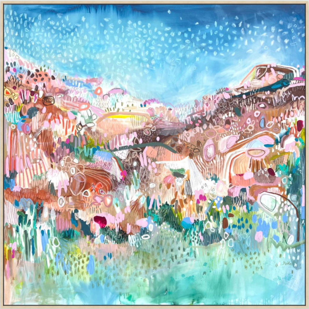 Artwork by JWG original artwork - 'Mount Hotham'