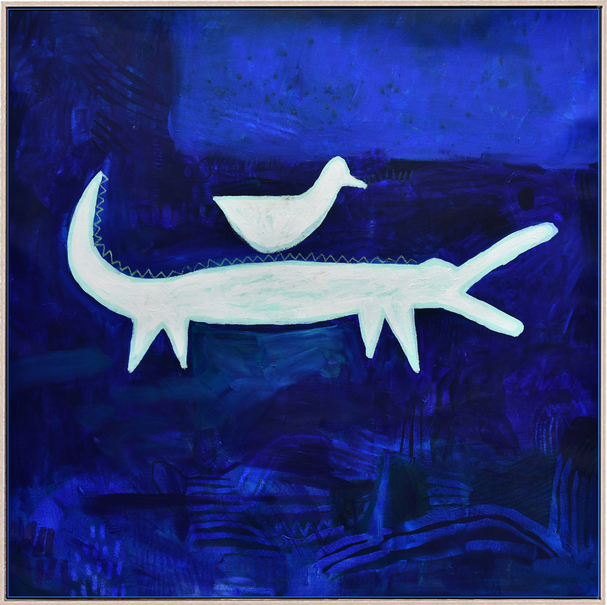 Artwork by JWG original artwork - "Best Friend" - 130cm x 130cm - Original Artwork