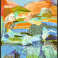 'Sunlit Hills' - Canvas Print- 3 Sizes - 3 Frames