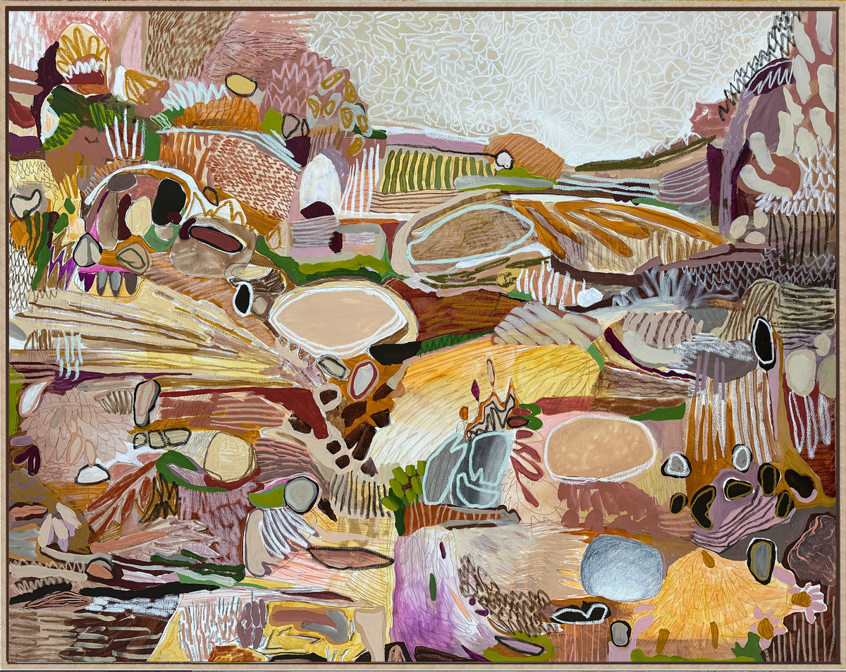 Artwork by JWG original artwork - 'The Canyon'