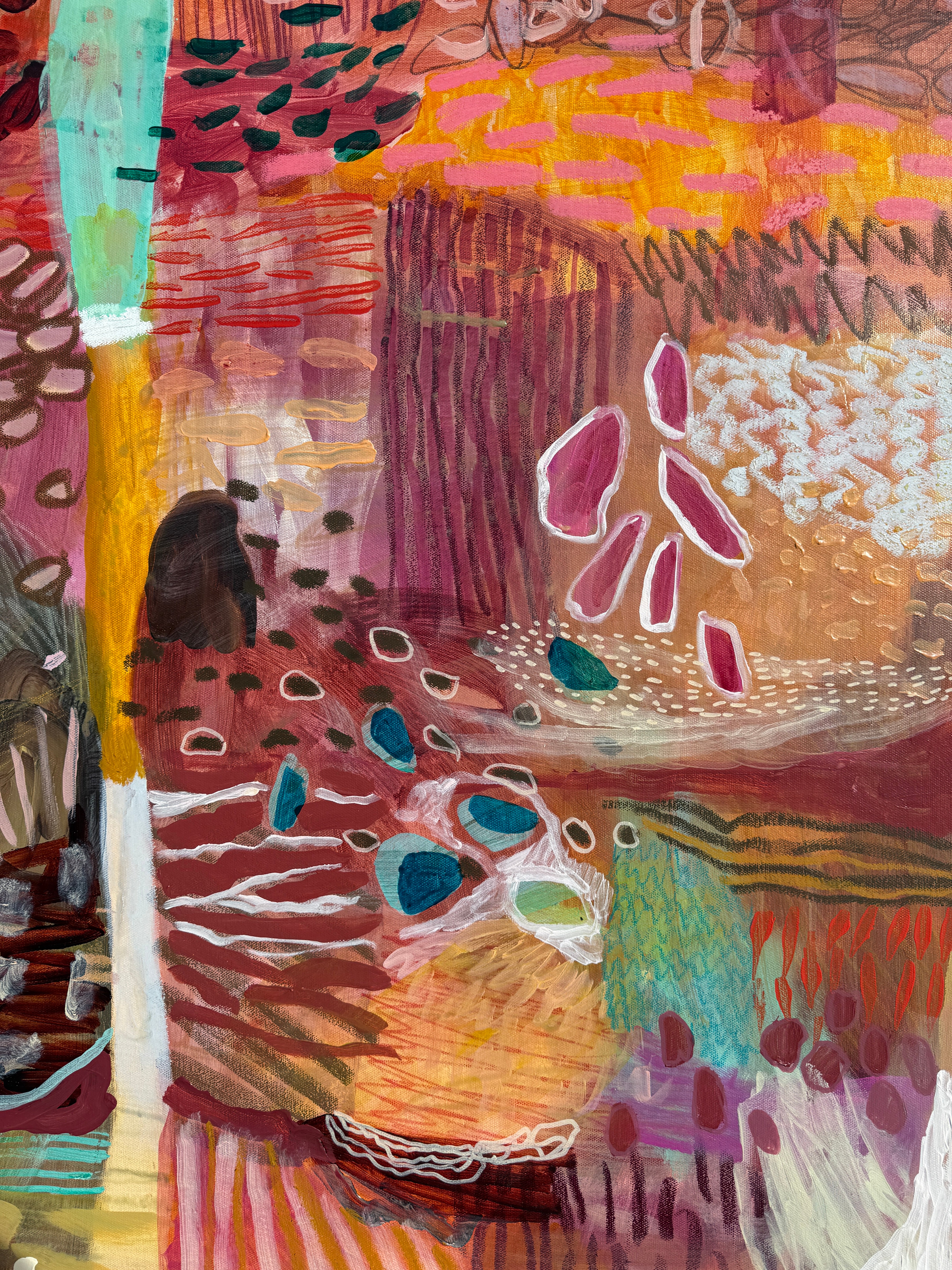 'The Views we have seen Together' Original Art Details 5 JWG