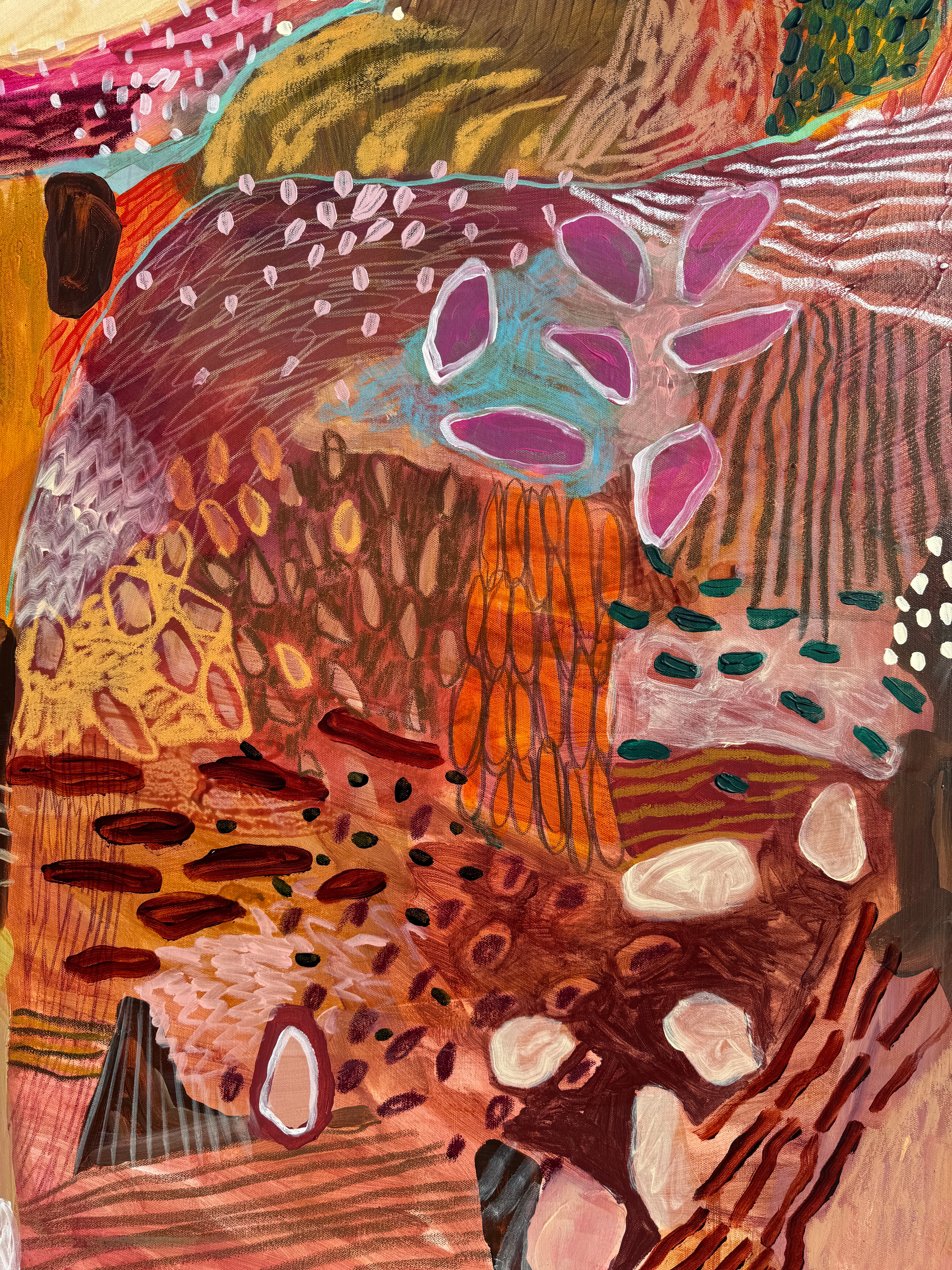 'The Views we have seen Together' Original Art Details 1 JWG