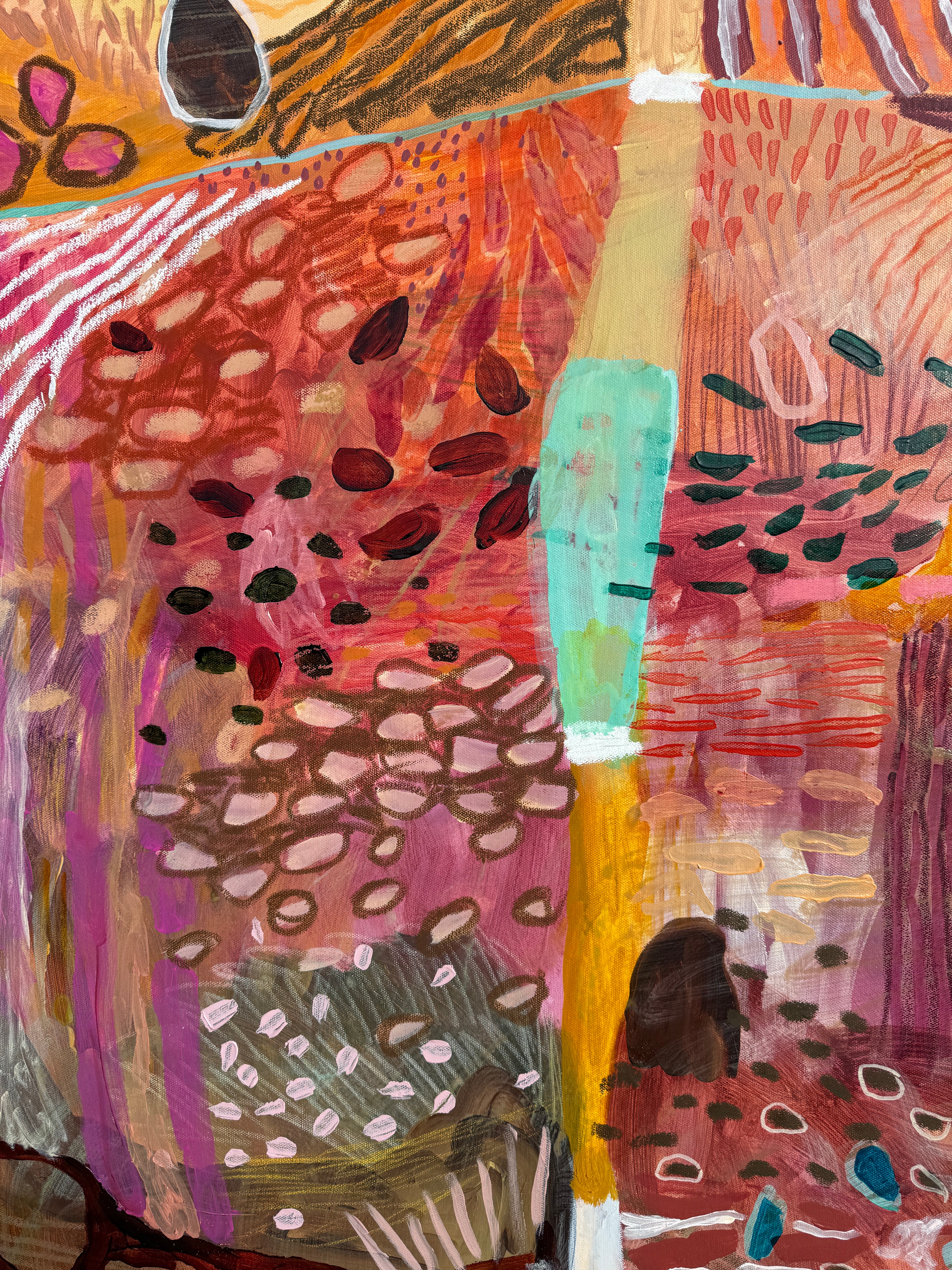 'The Views we have seen Together' Original Art Details 2 JWG