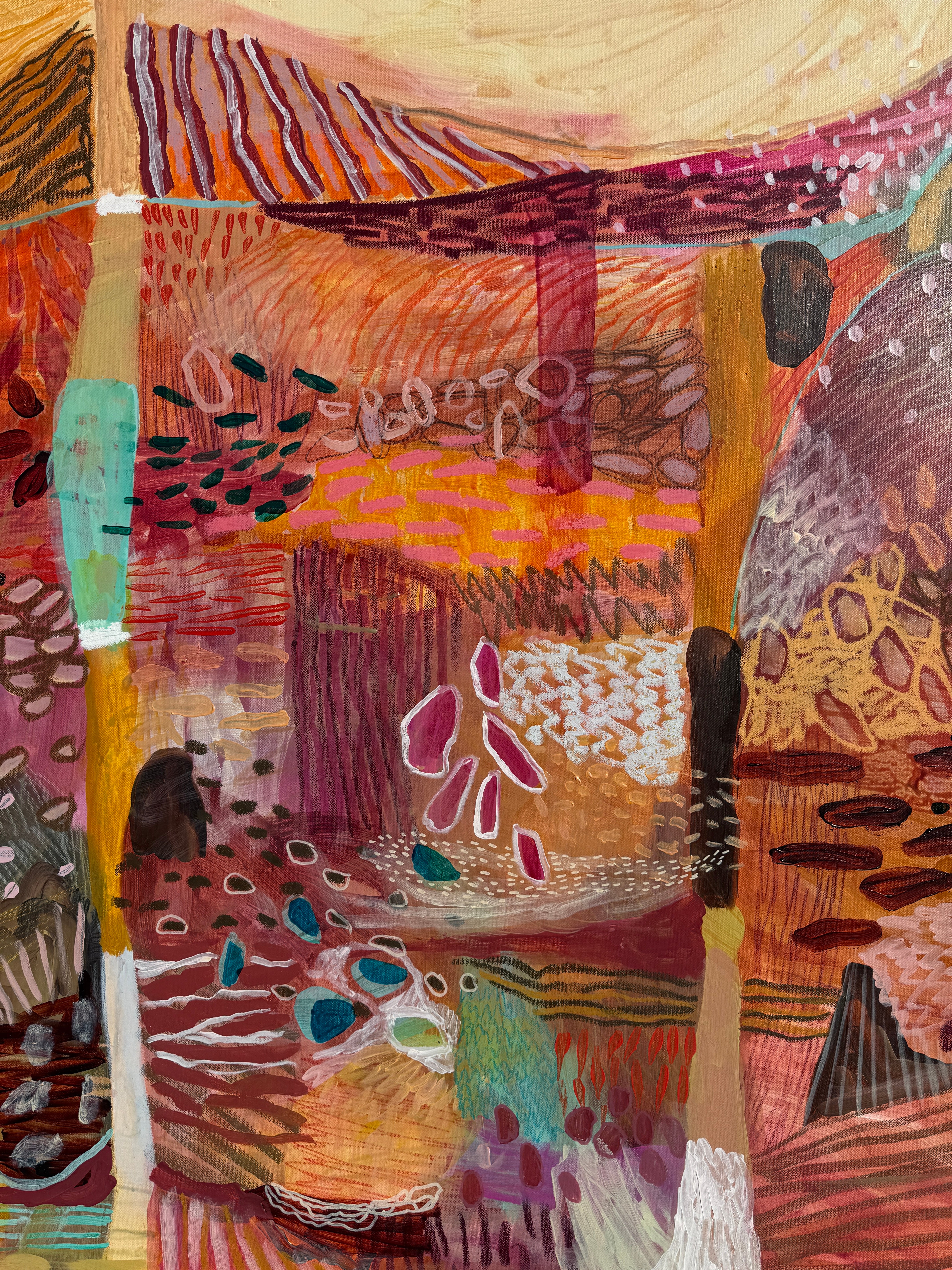 'The Views we have seen Together' Original Art Details 4 JWG