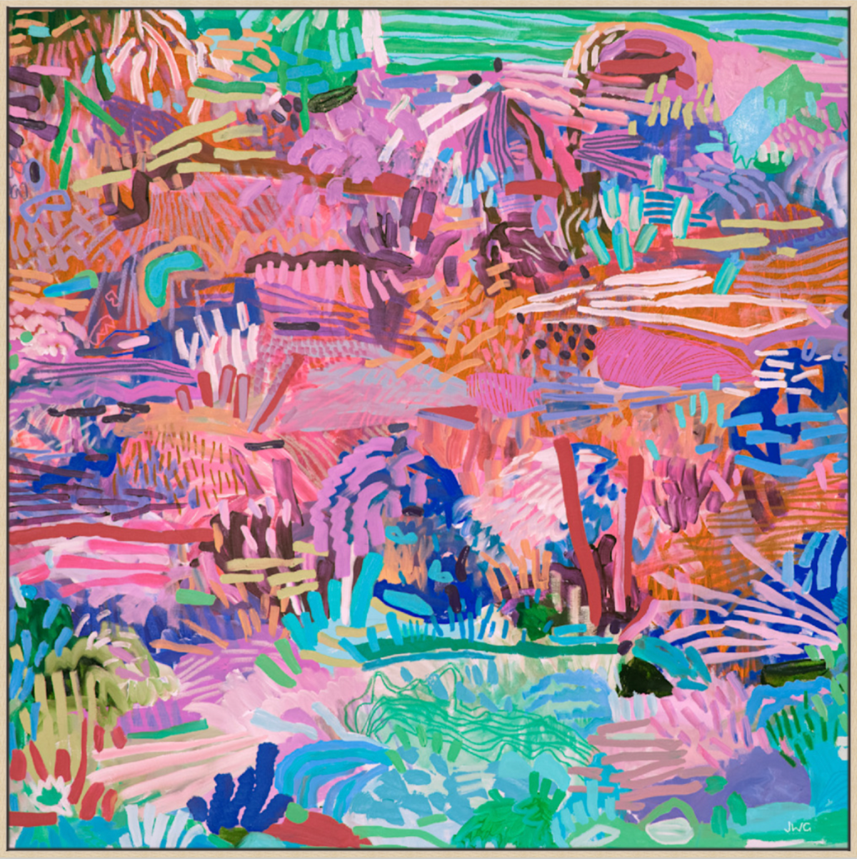 'Tulips by the Water' - Canvas Print- 3 Sizes - 3 Frames