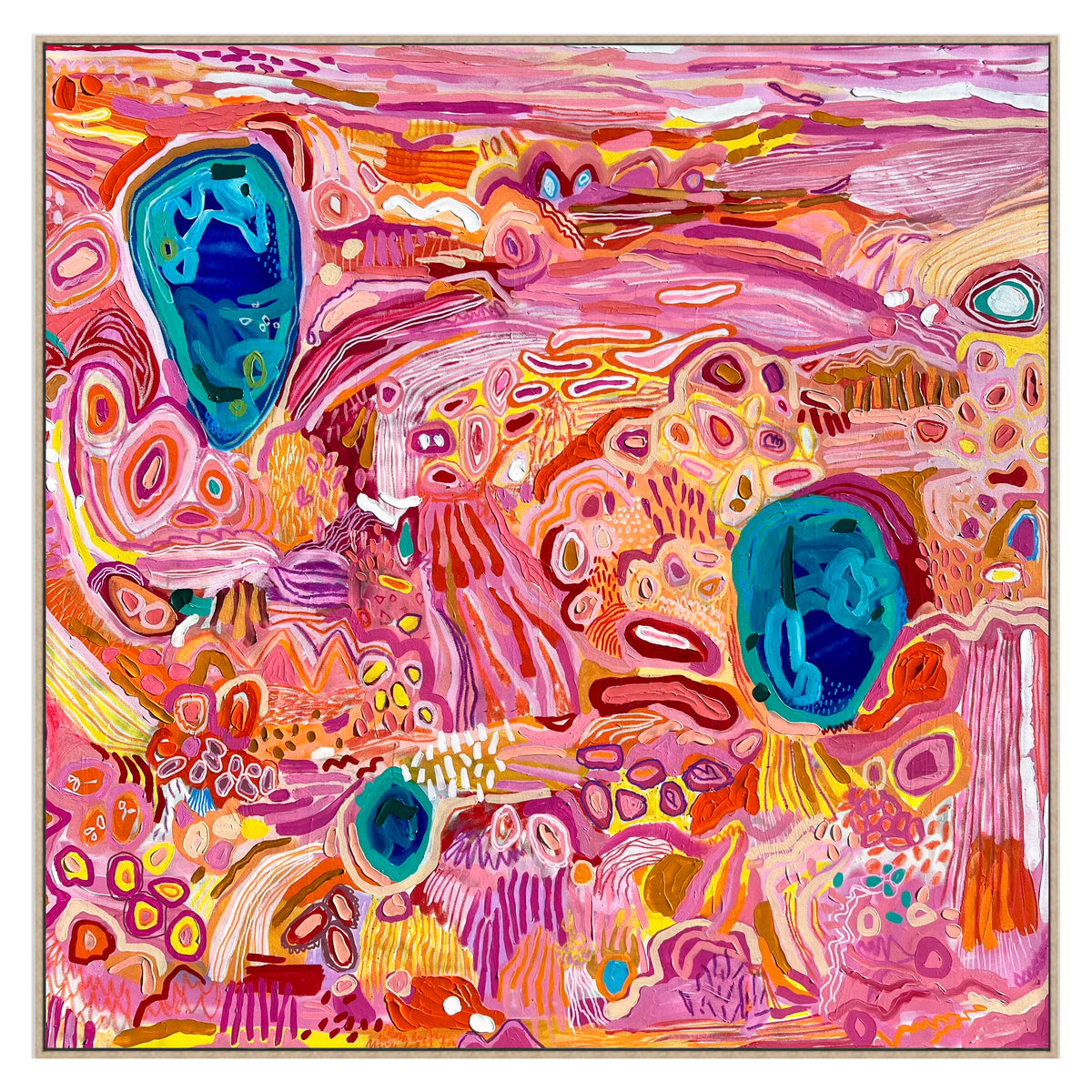 Artwork by JWG original artwork - 'The Pools'
