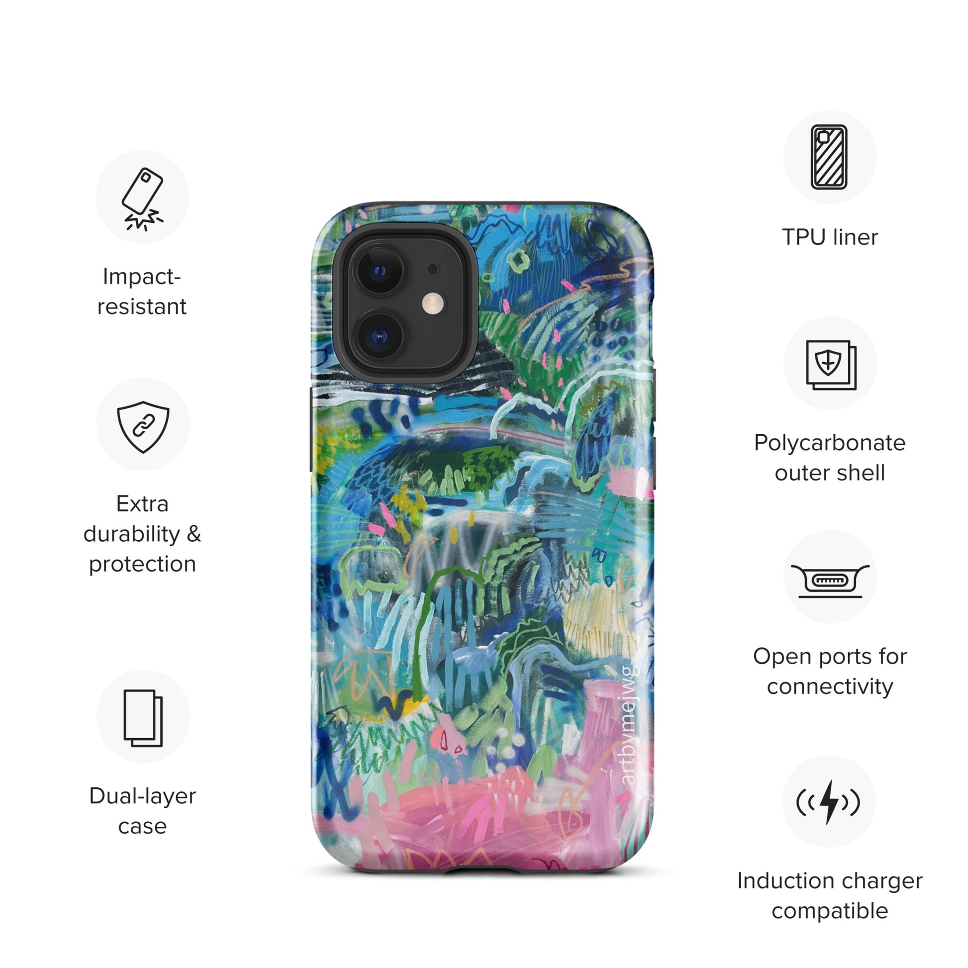 "Pink Salt" Tough Case for iPhone® - Artbymejwg