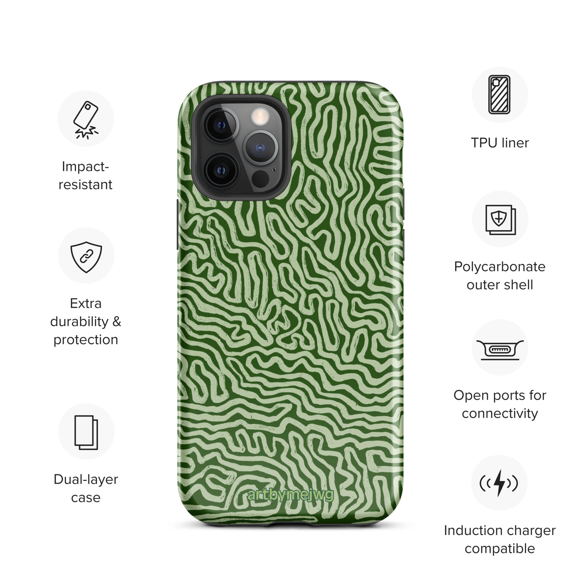 "Tracks" Tough Case for iPhone - Artbymejwg