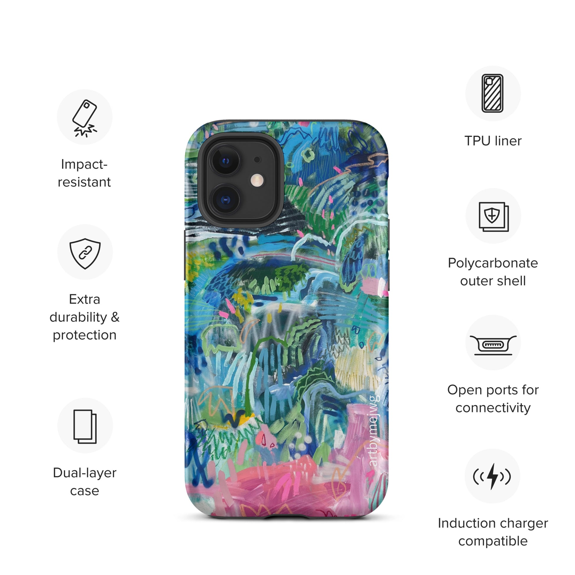 "Pink Salt" Tough Case for iPhone® - Artbymejwg