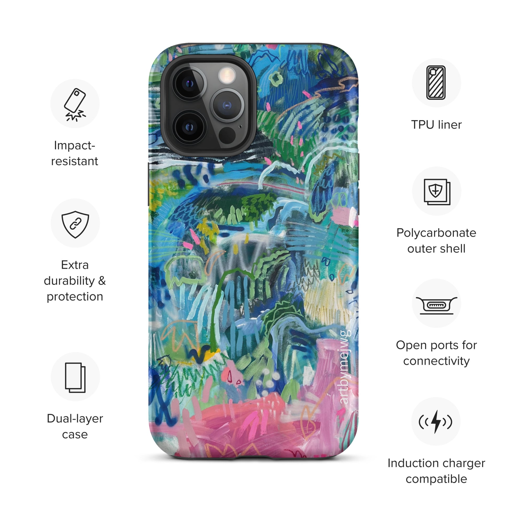 "Pink Salt" Tough Case for iPhone® - Artbymejwg