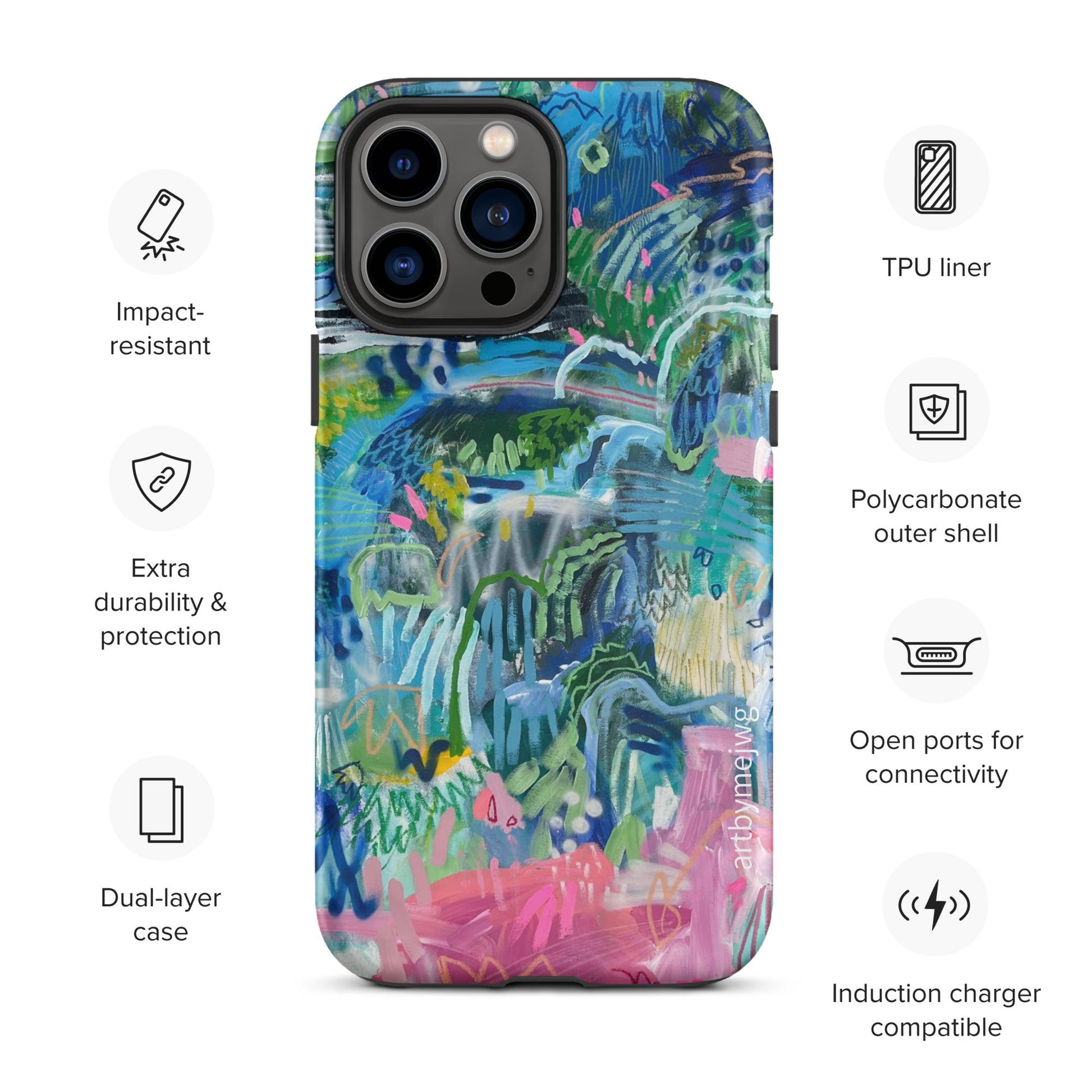 "Pink Salt" Tough Case for iPhone® - Artbymejwg