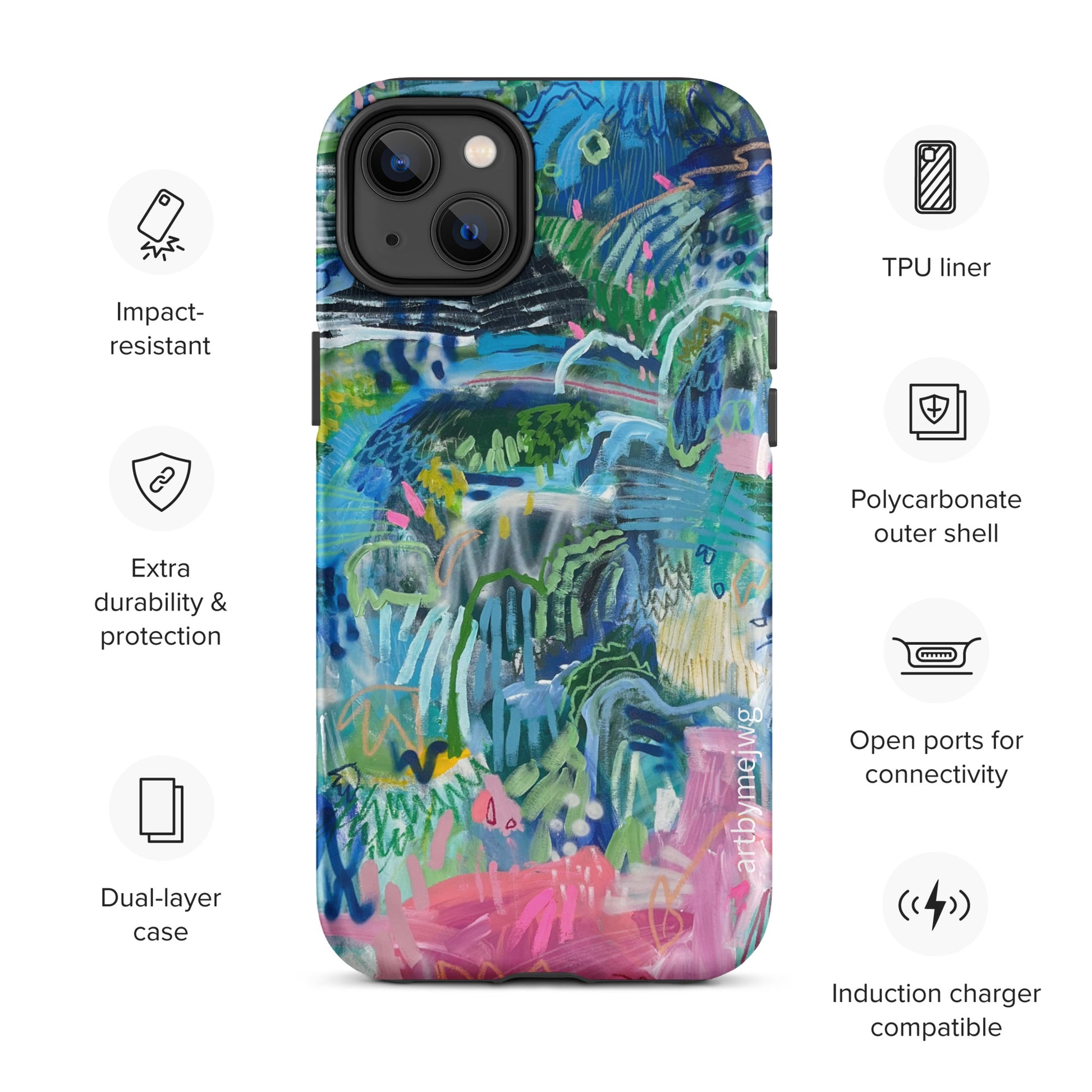 "Pink Salt" Tough Case for iPhone® - Artbymejwg